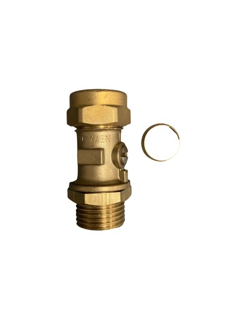 ISOLATOR VALVE 15MM-ONE C/NUT